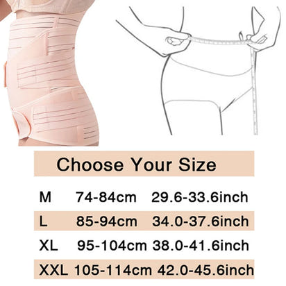 3in1 Corset Postpartum Belly Band Pregnant Women Tummy Belly Pelvis Belt Wrap Waist Trainer Recovery Bandage Strap Body Shaper