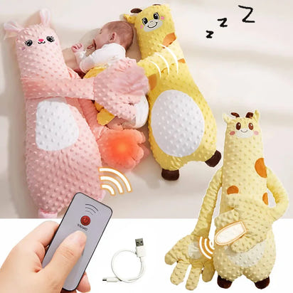 Baby Sleeping Patting Doll with Soothing Palm Remote Control Electric Baby Hand Pillow Soothing Palm Patting for Toddler Gift