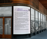 Celestro MamaFit+ E-Book – Seite „Leitlinien & Institutionen (mit Links)“: evidenzbasierte Quellen zur Rückbildung (WHO, DGE, EFSA).